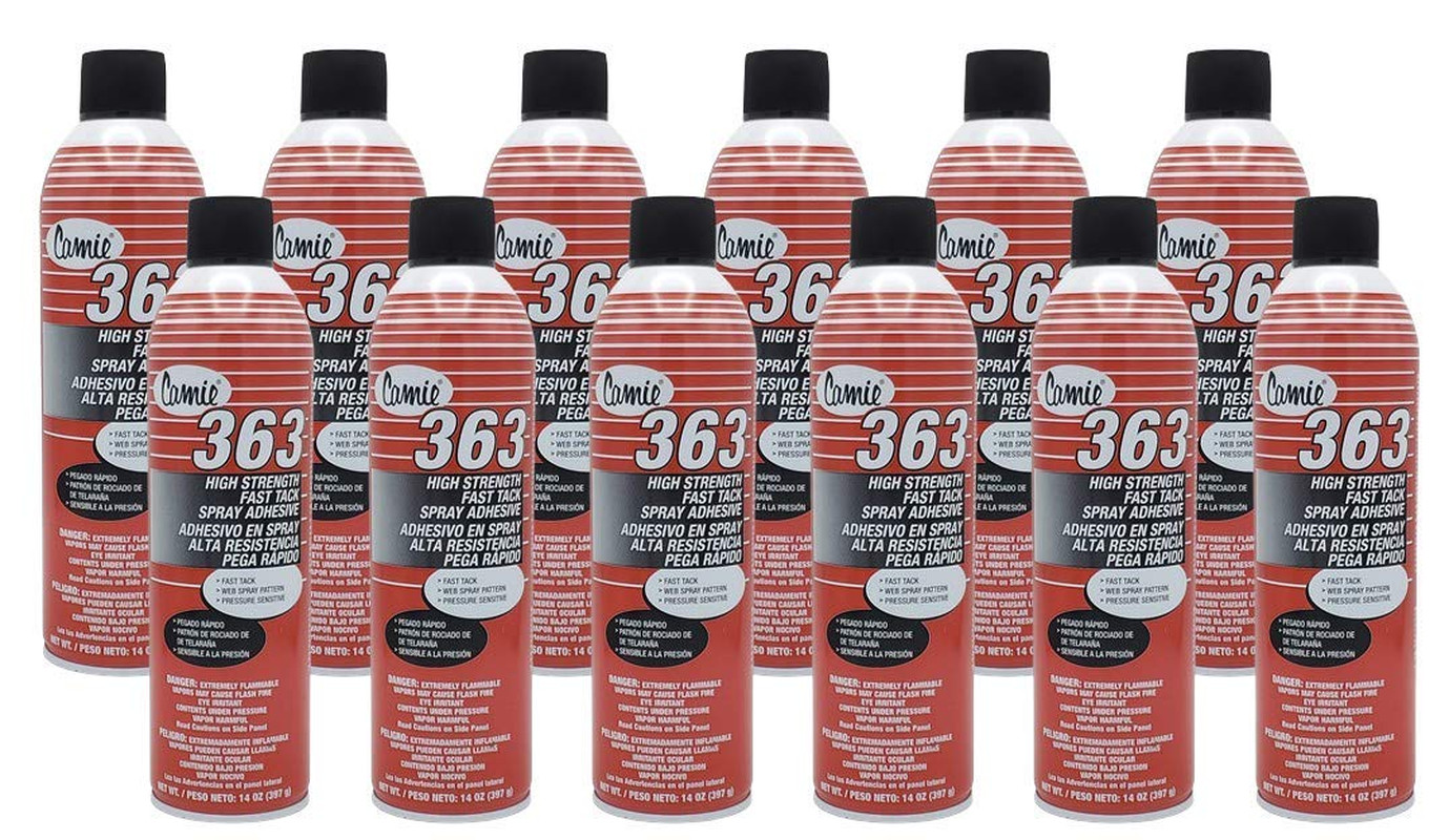 High Strength Fast Tack Spray Adhesive - 12 Cans (14 Oz. Each)