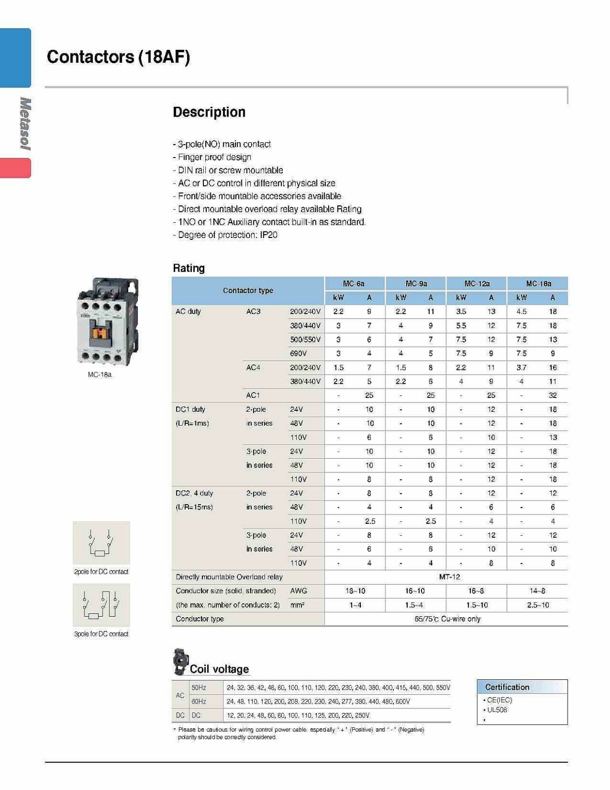 Motor Starter LSis 5 HP @ 480V 7-10 Amp Overload 120 Volt Coil Nema Size 1