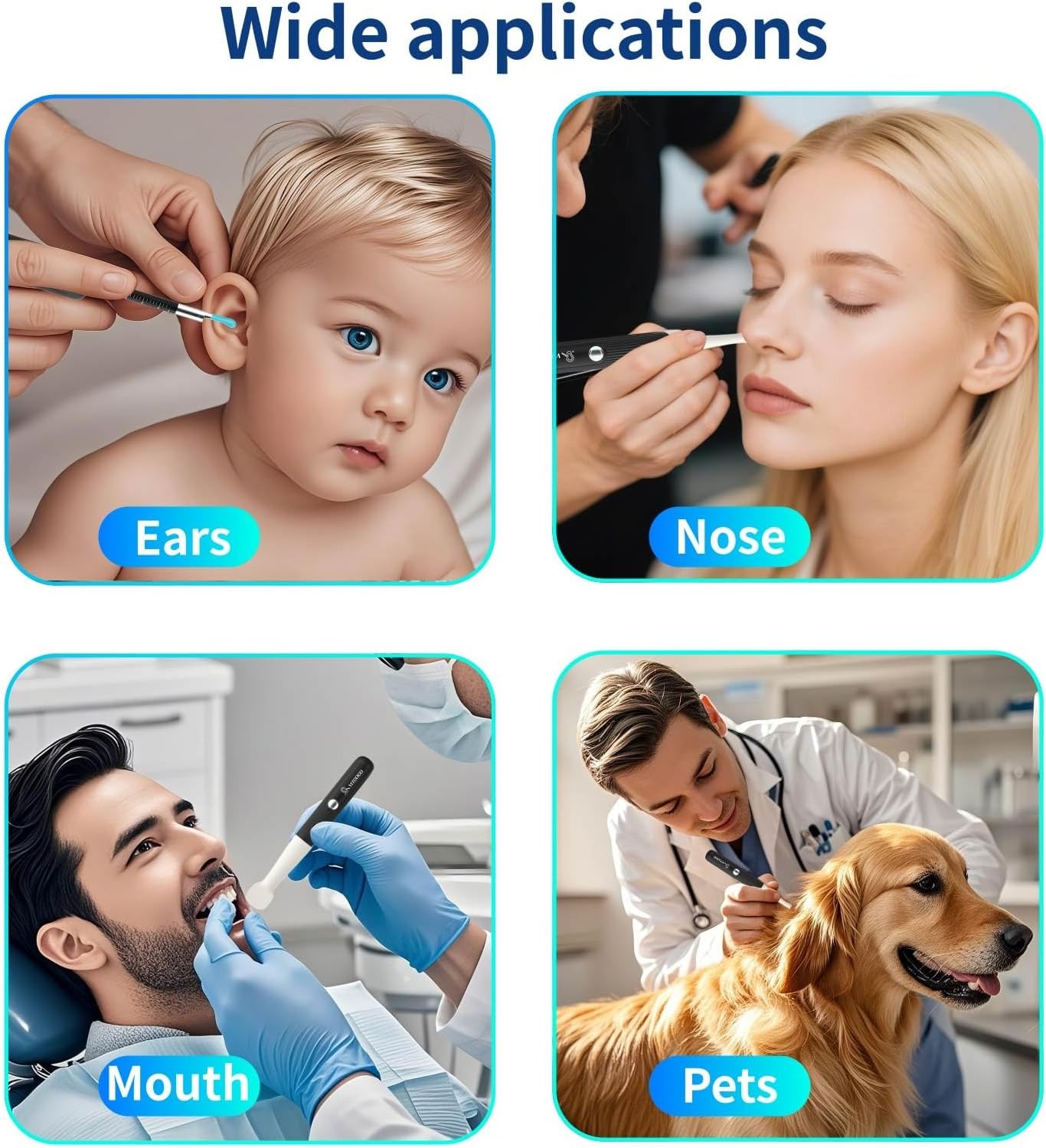 All-in-One Ear Wax Cleaner – 1080P Camera, 3 Tools & Case – for All Ages 1080P