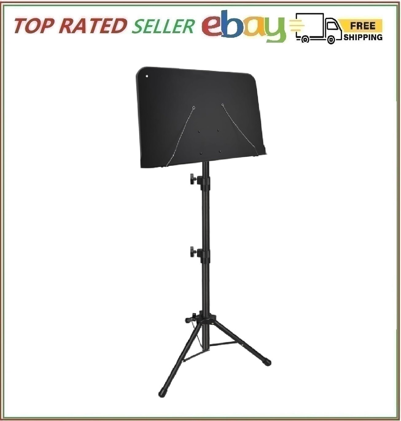 Adjustable Music Stand Portable Folding with Carry Bag 1 Pack