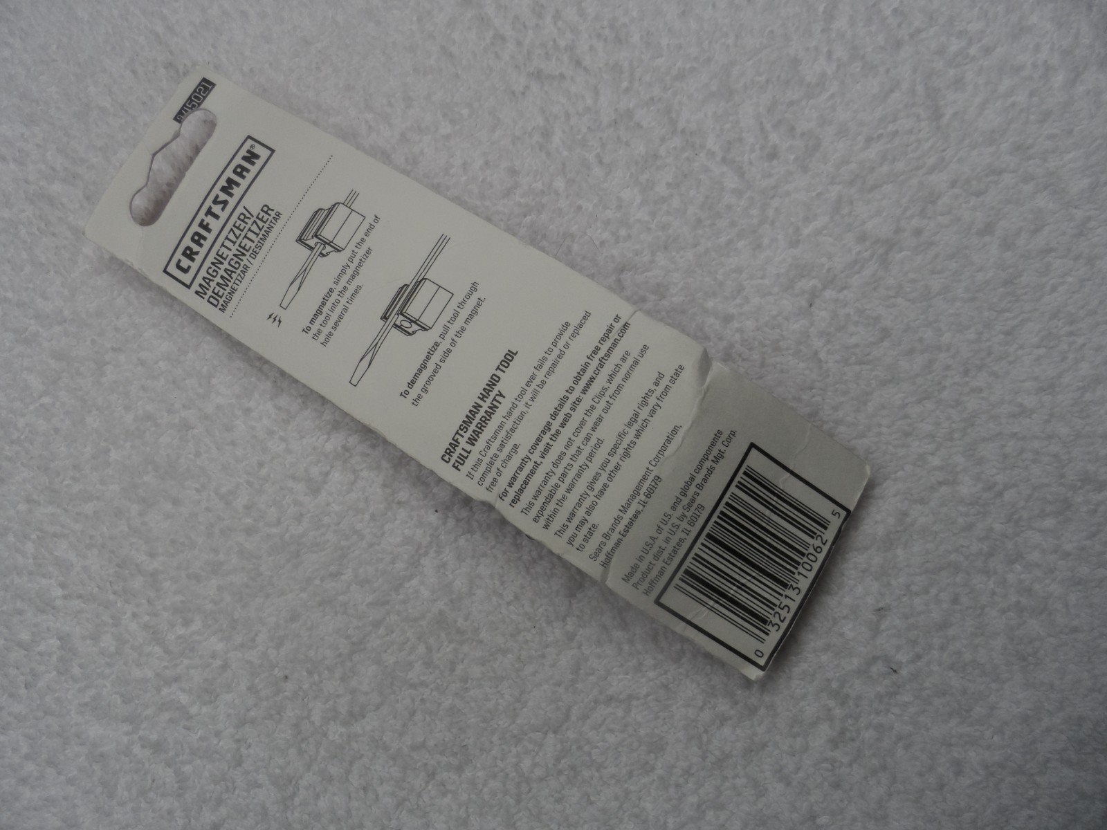 Craftsman Magnetizer, Magnet, and Demagnetizer NIP, made in USA - Part # 45021