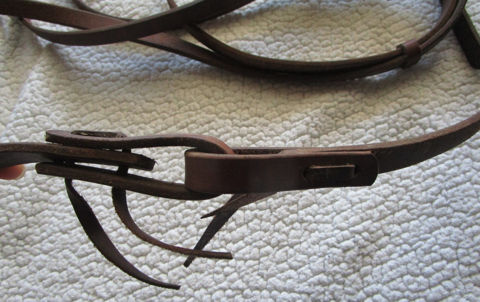 95" JGL LAMBERT LEATHER HARNESS THISCK WESTERN REINS