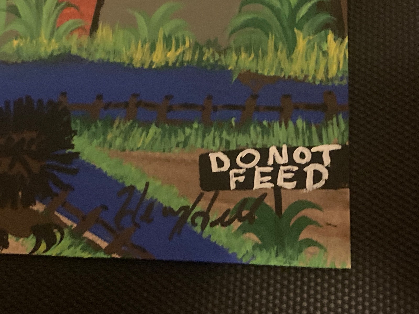 henry hill goodfellas Signed Original Goodfellas Painting TANPA ZOO COA ON BACK