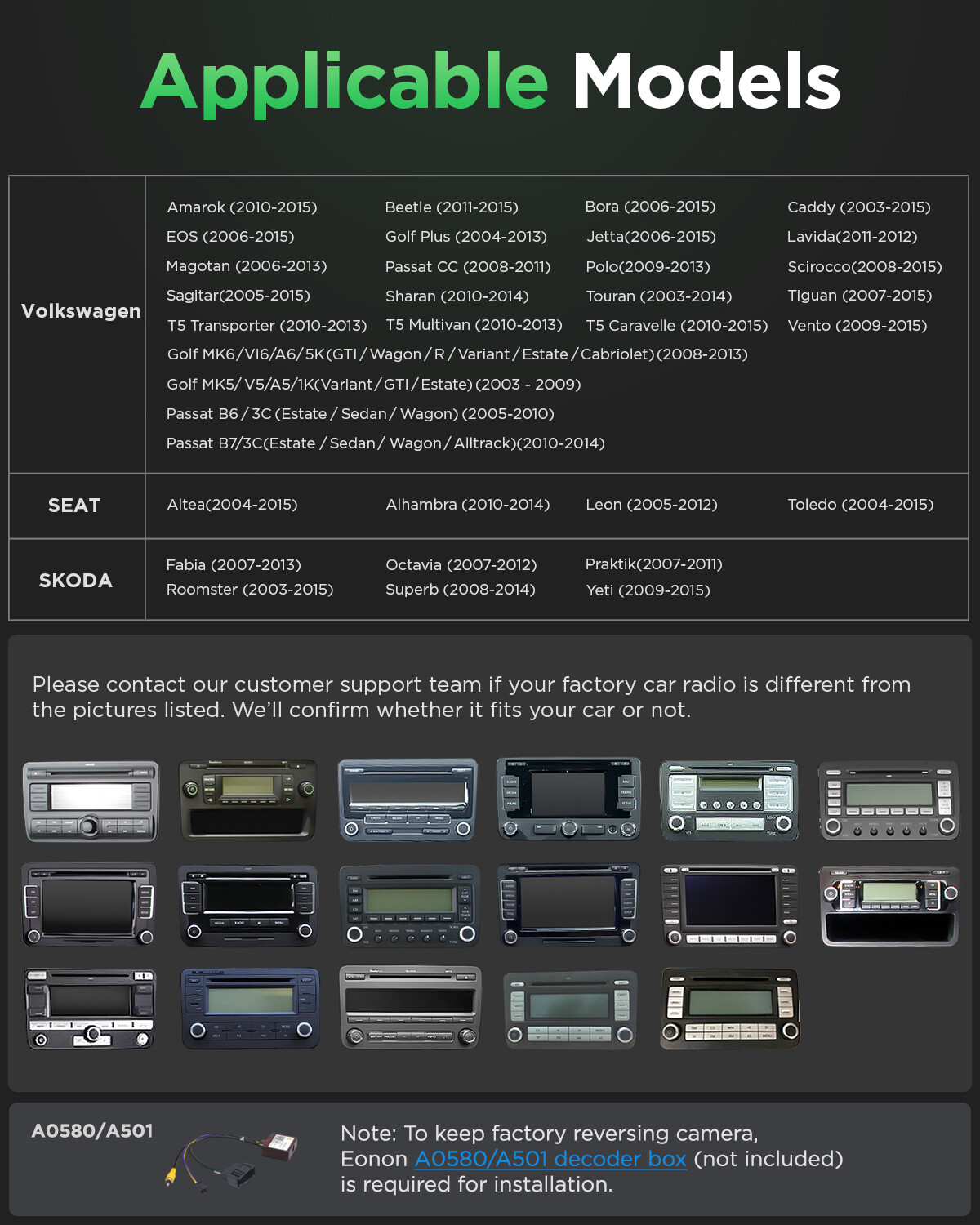 For VW Golf Tiguan Touran Passat Android 13 Car GPS Sat Nav Radio Stereo CarPlay