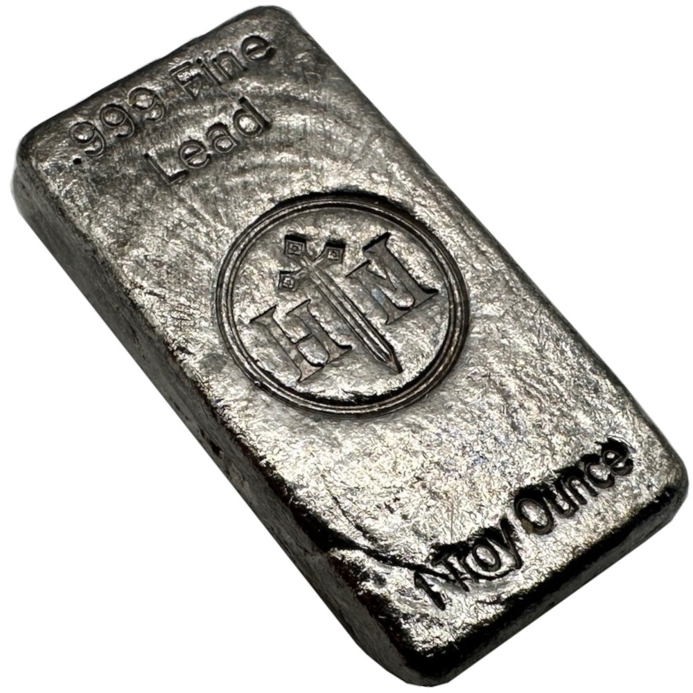 1 oz Metal Bar Set – Lead, Zinc, Bismuth, Tin Ingots for Display or Collecting