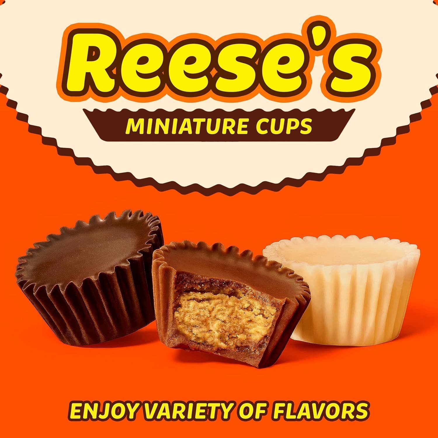Reese's PB Cups Miniatures Assortment Bulk Chocolate Halloween Candy (5 Pounds)