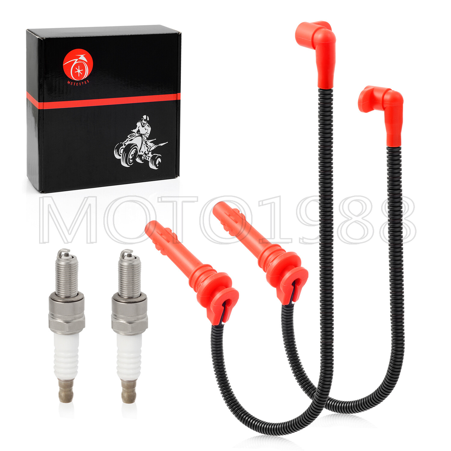 Spark plug & Wire Cap Assy for Polaris RZR XP 4 900 2011 2012 2013 2014 4012991