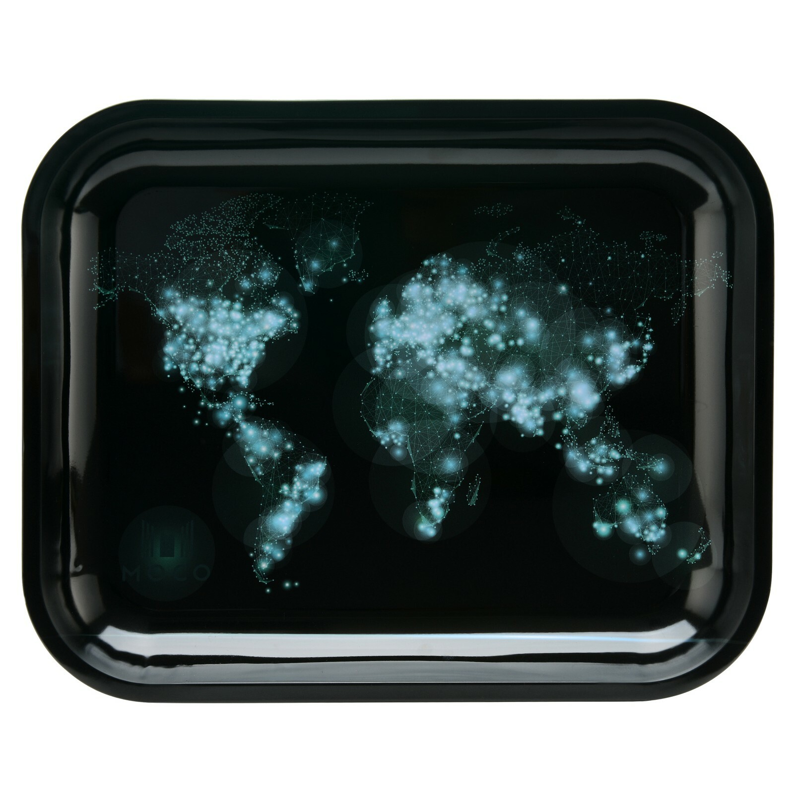 MOCO Metal Tobacco Cigarette Rolling Tray - Large Size 13.5’’ x 11’’