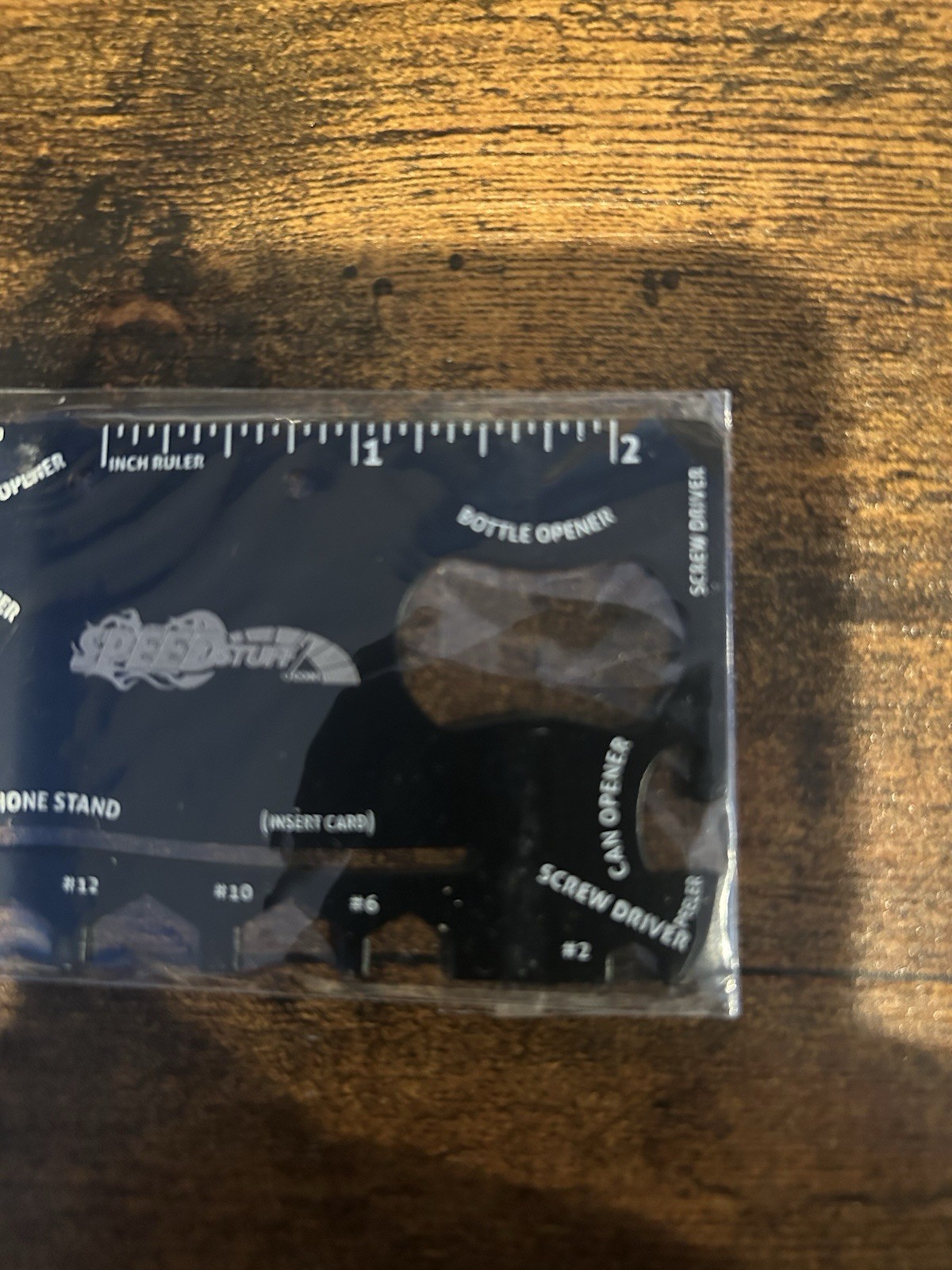 18 in 1 Wallet Multitool - Best Credit Card-Sized Tool for Emergencies - Black