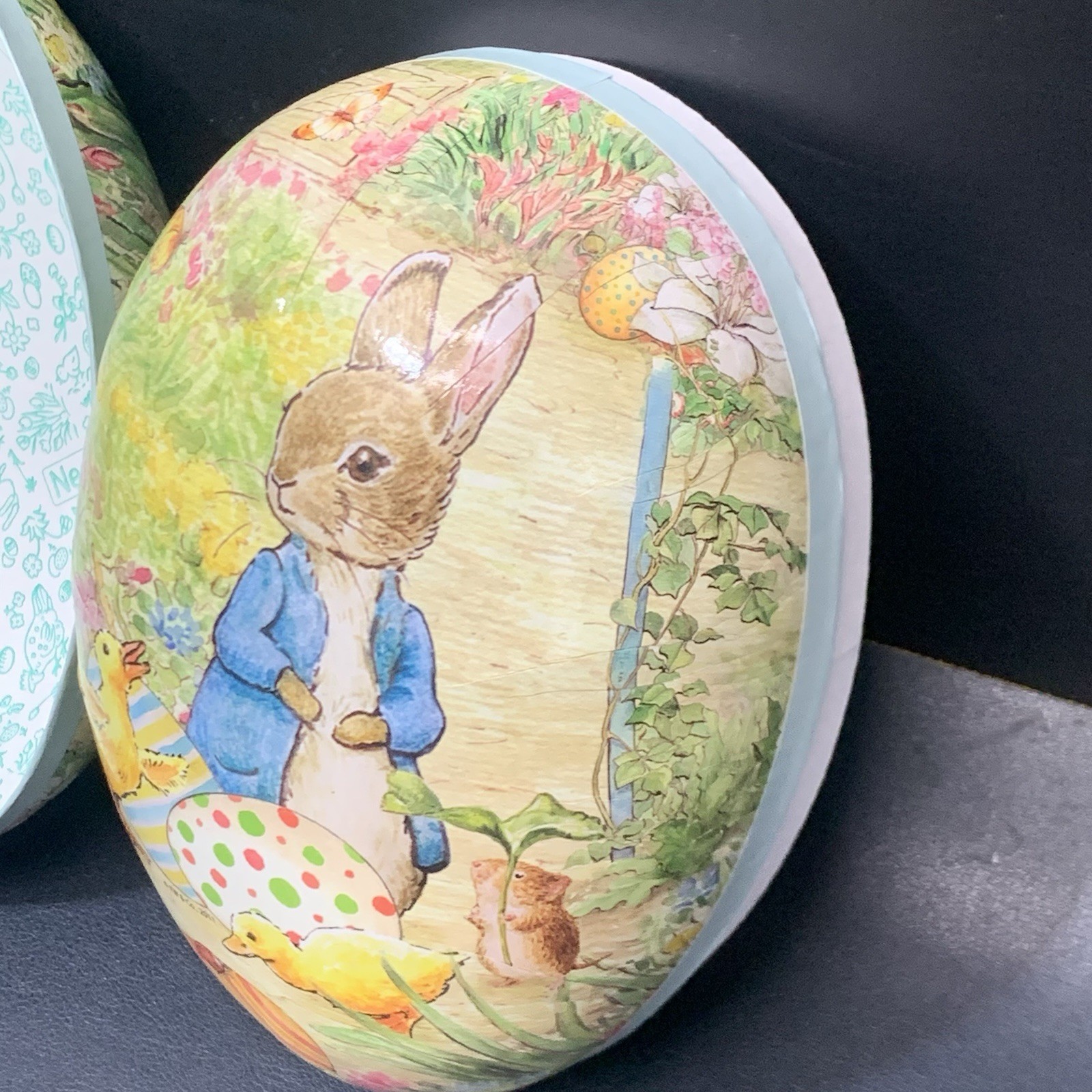 Peter Rabbit 7” Mache Easter Egg Made In Germany For Williams Sonoma 2011