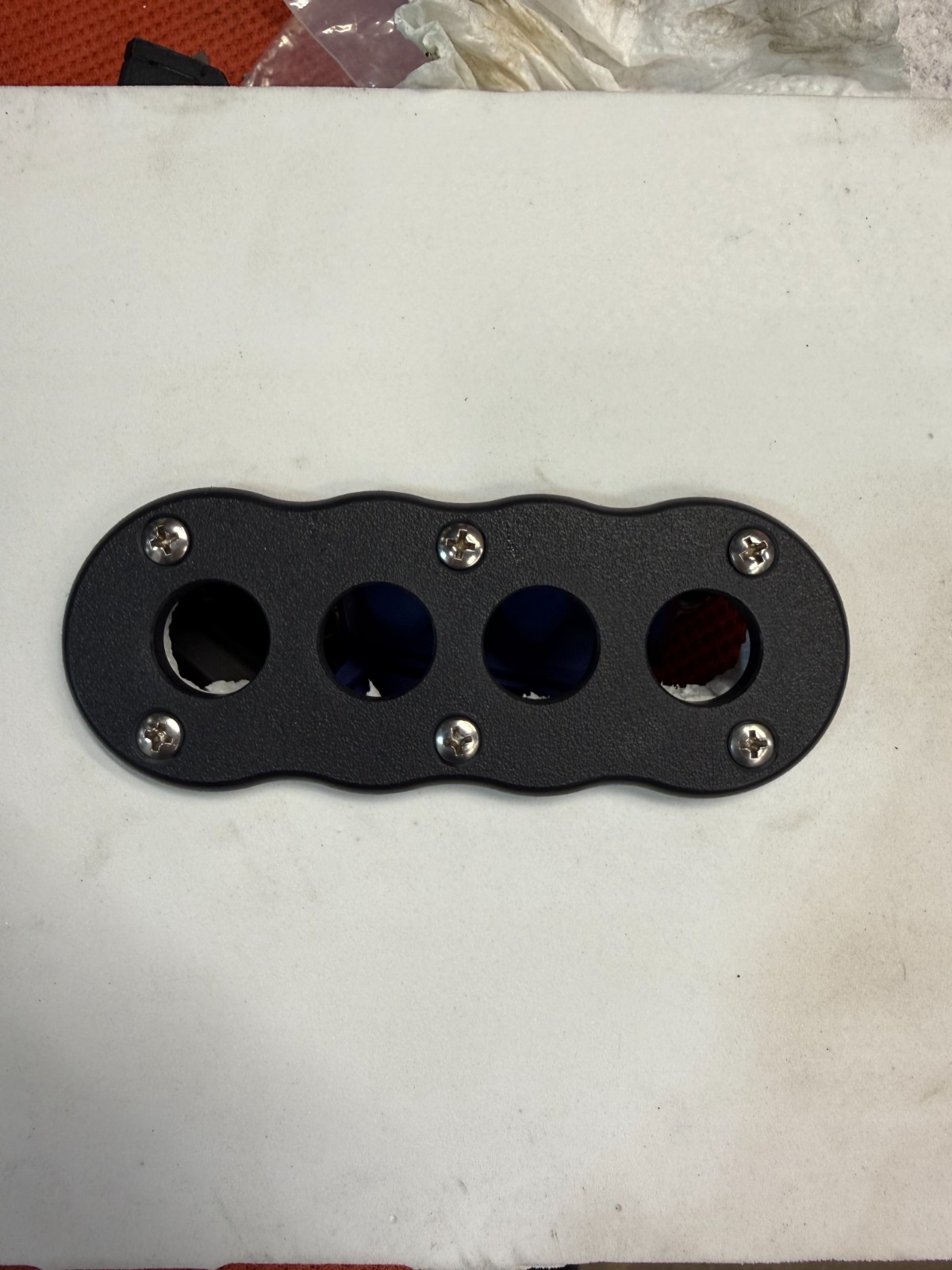 Bulkhead Plate Minn Kota Raptor Power-Pole starboard dual