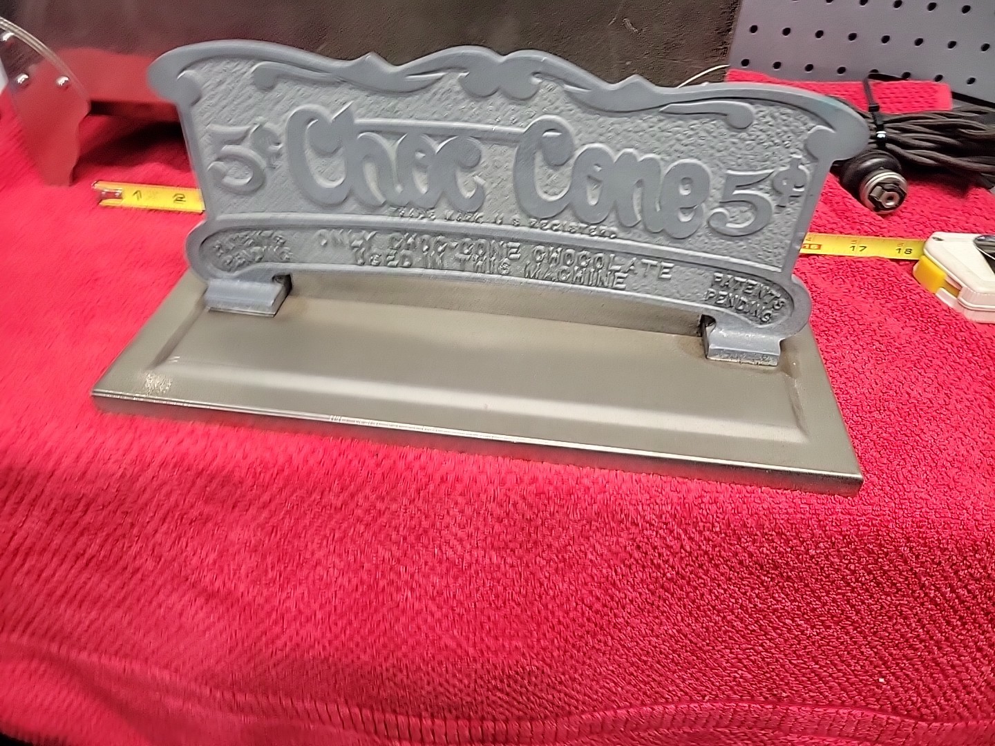 CHOC-CONE COMPANY ICE CREAM CHOCOLATE DIP MACHINE 5 CENT