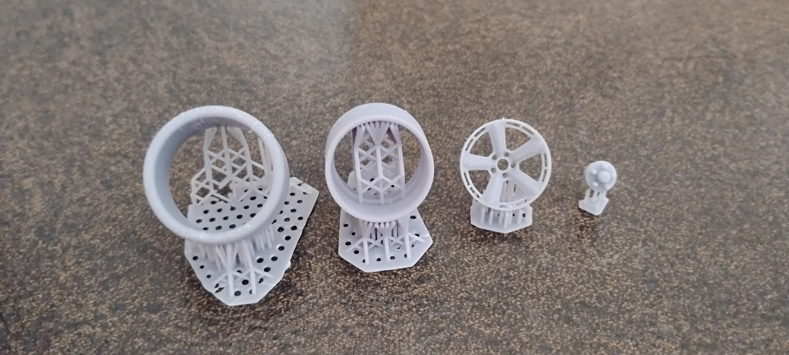 1/24 Scale Resin 20" American Racing Wheels & Michelin Tires 3d Printed
