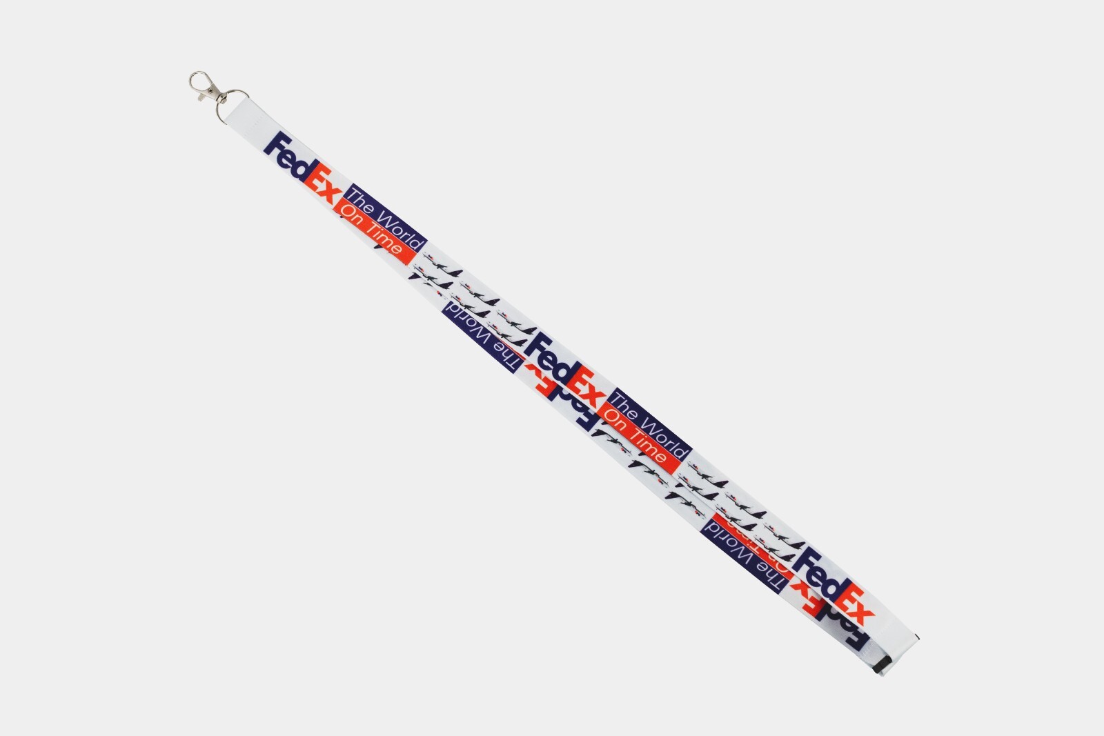 FedEx Federal Express Official Lanyard Neck Strap ID Badge Holder - Made in USA