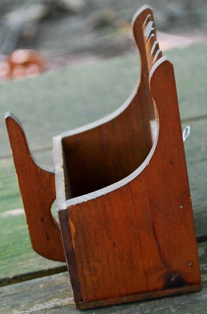 Antique Primitive HANDMADE WOOD CRANBERRY/BLUEBERRY HARVESTING SCOOP Rake Box