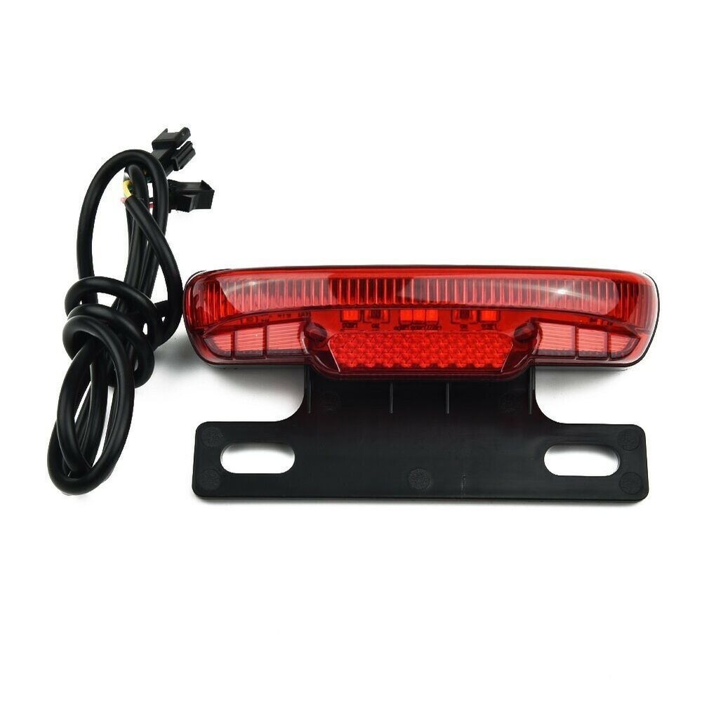 1PC Safety Warning Rear Lamp Rear Tail Light For Electric Bicycle E-Bike 36-48V