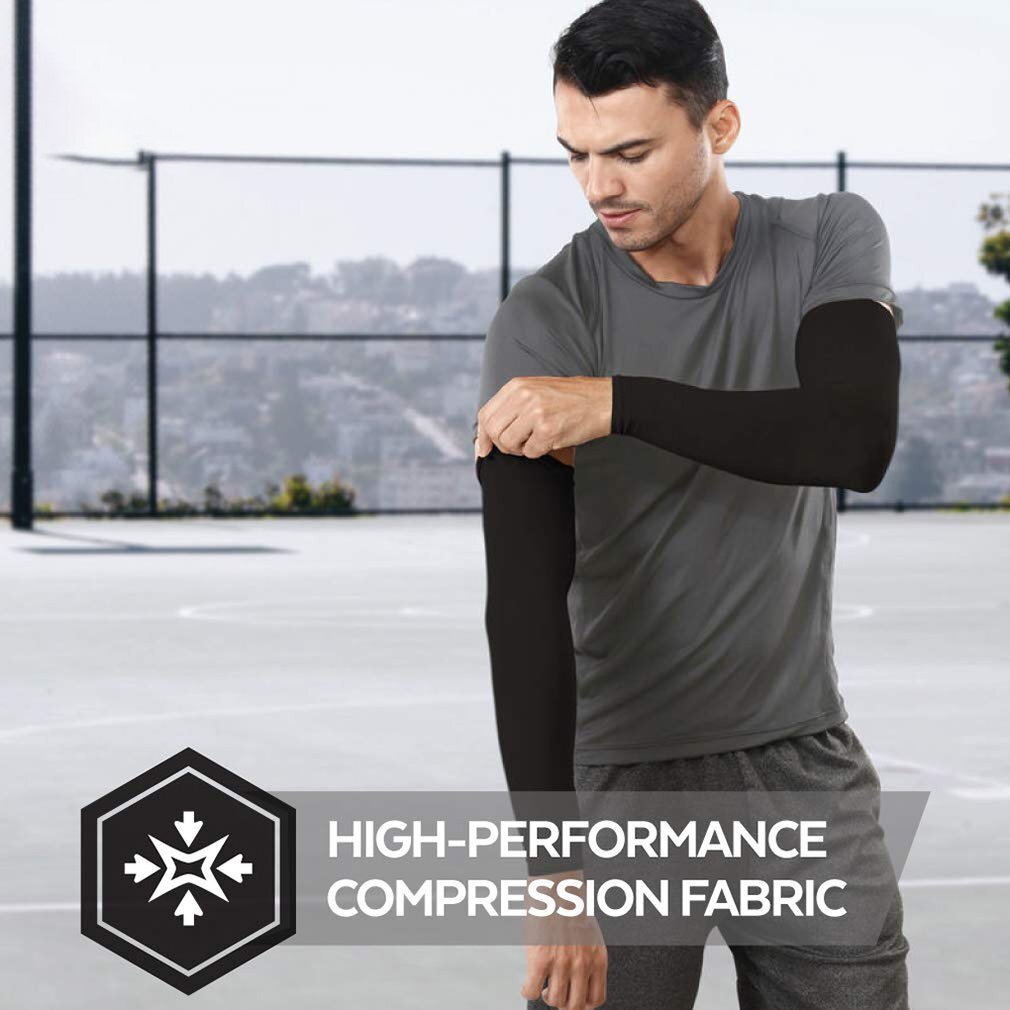 UV Protection Cooling Arm Sleeves Upf 50 Compression Sun Sleeves for Men Women