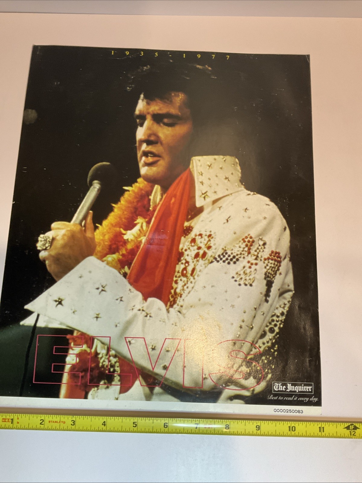 Elvis Presley 1935–1977 Memorial Print Poster “The Inquirer” Numbered 0000250083