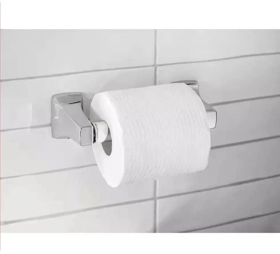 Contemporary Toilet Paper Holder in Chrome