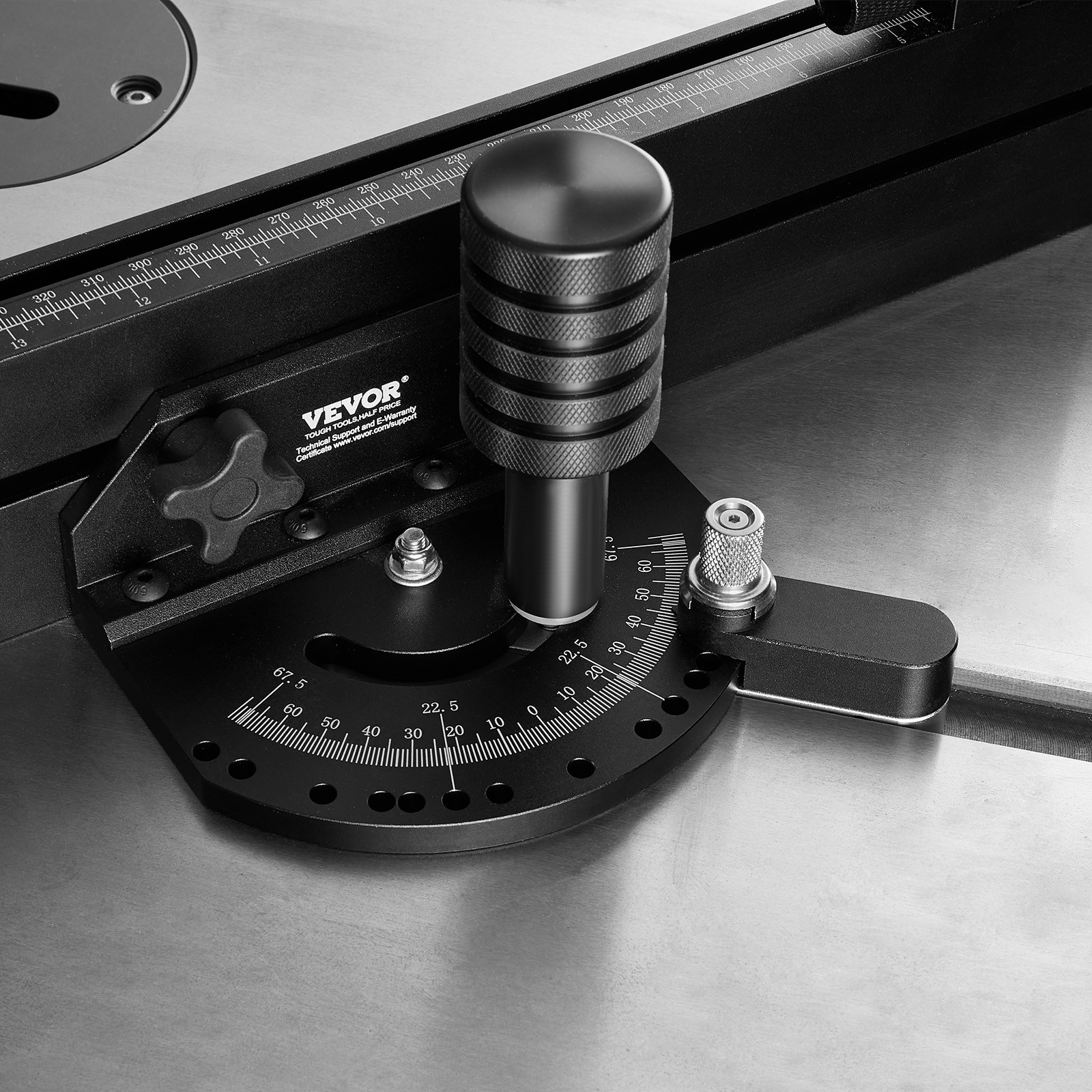 VEVOR Precision Table Saw Miter Gauge Standard Slot 3/4''x3/8'' 19-35 in Grating