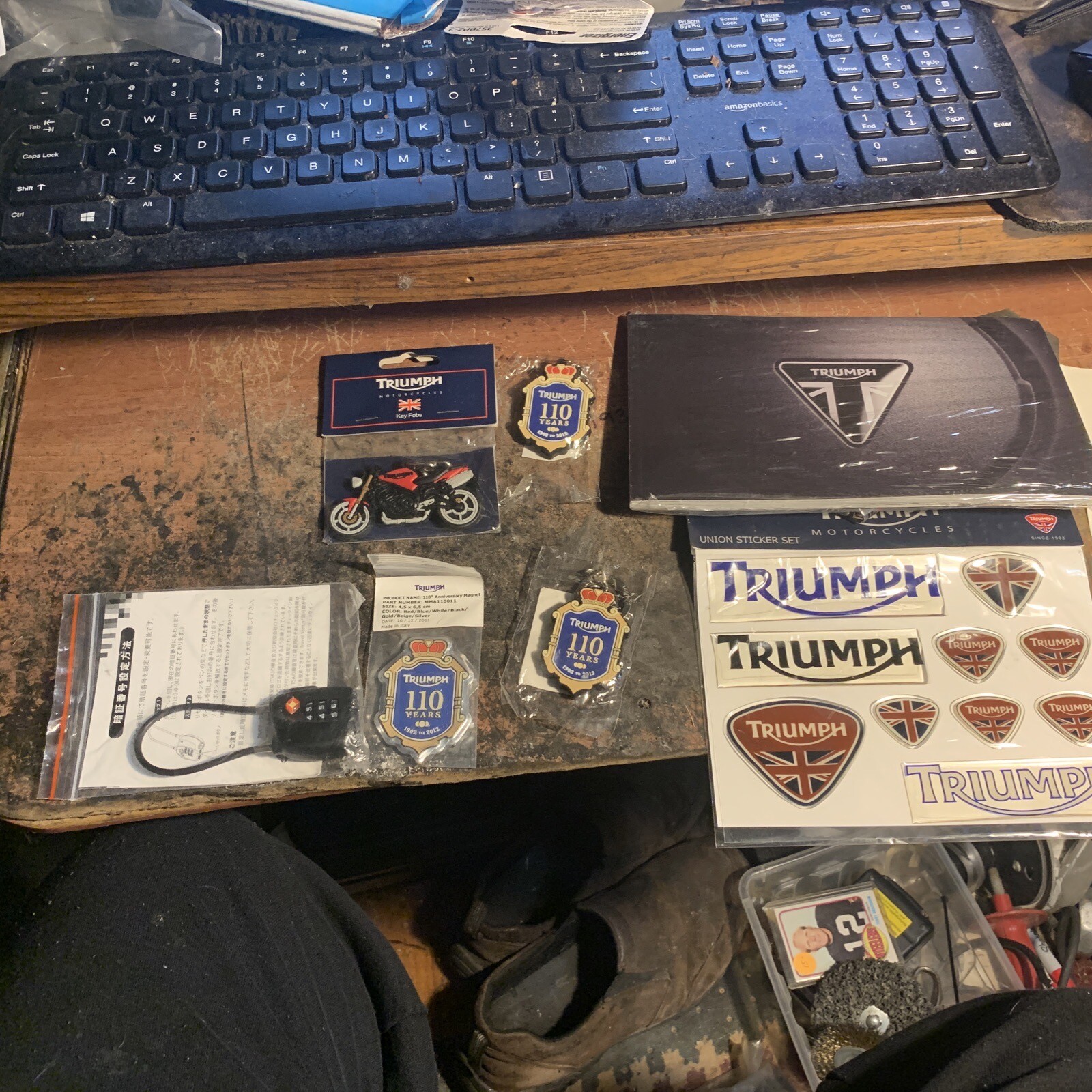 Triumph motorcycles 110 YEAR ANNIVERSARY OWNERS ACCESSORY KIT