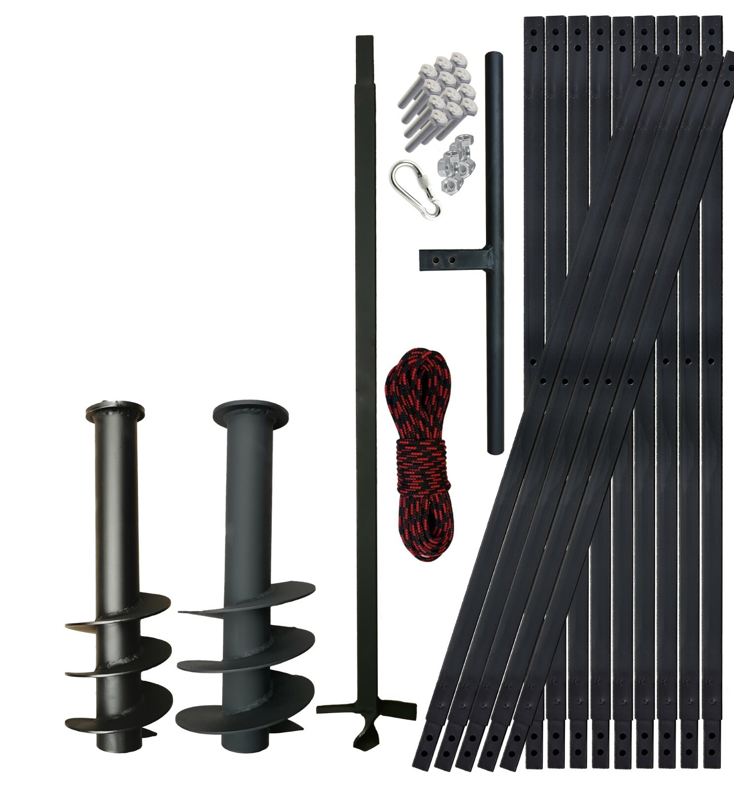 PWSAM hand well auger drilling kit with bailer, 3-55 ft