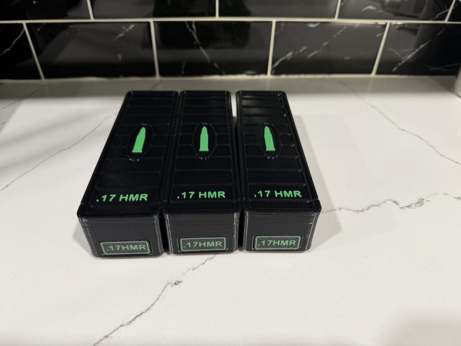 .17 HMR Ammo Box Locking 100 Round Capacity(3 Pack)