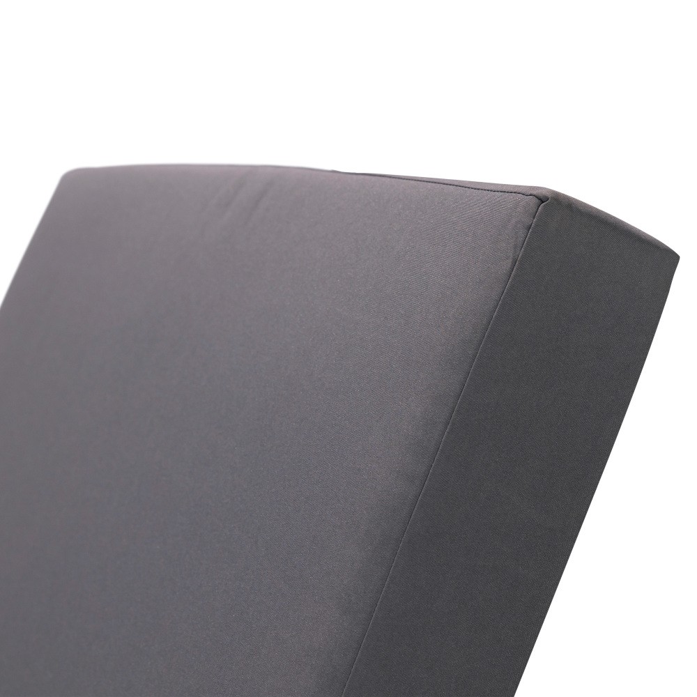 Outdoor Adjustable Chaise Lounge Chair Set with Waterproof Cushion and Backrest