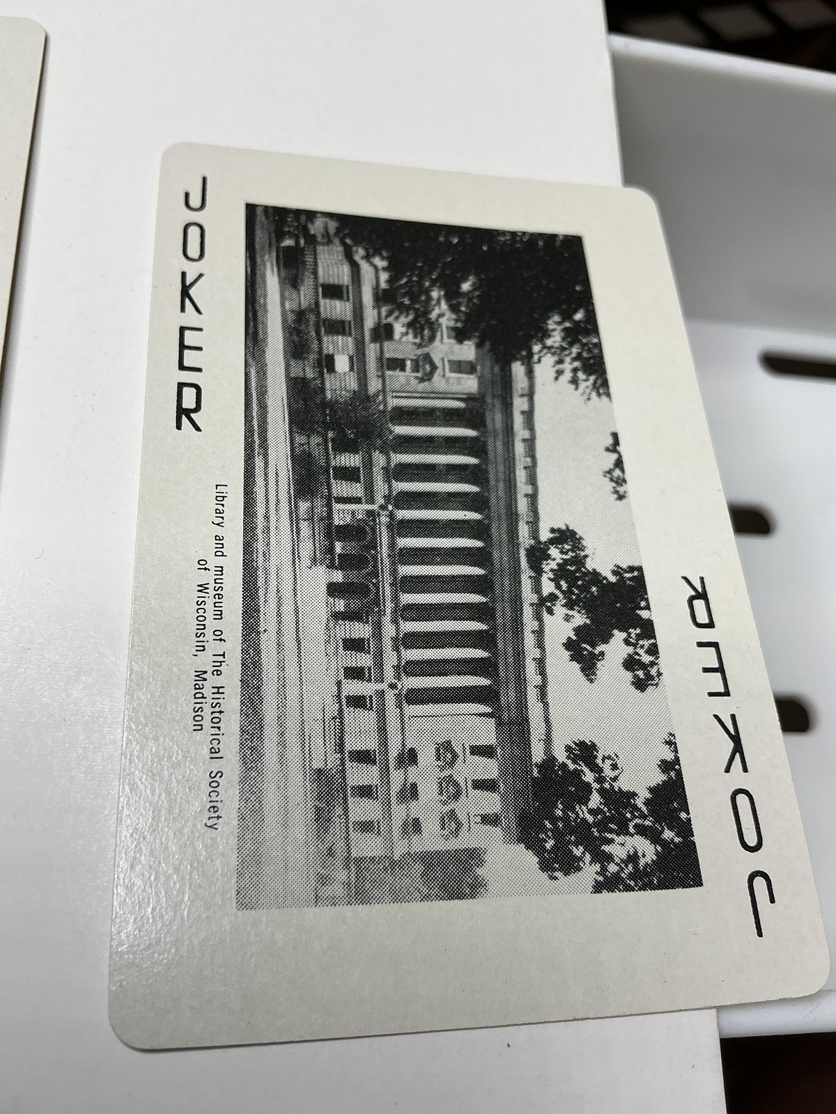 Vintage Beautiful Wisconsin Scenic Souvenir Playing Cards Deck Gold Box