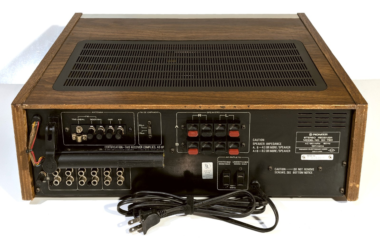 🔥【PRO SERVICED】Pioneer SX-780 Stereo 90W Receiver! XSTR/LED UPGRADES💥GUARANTY