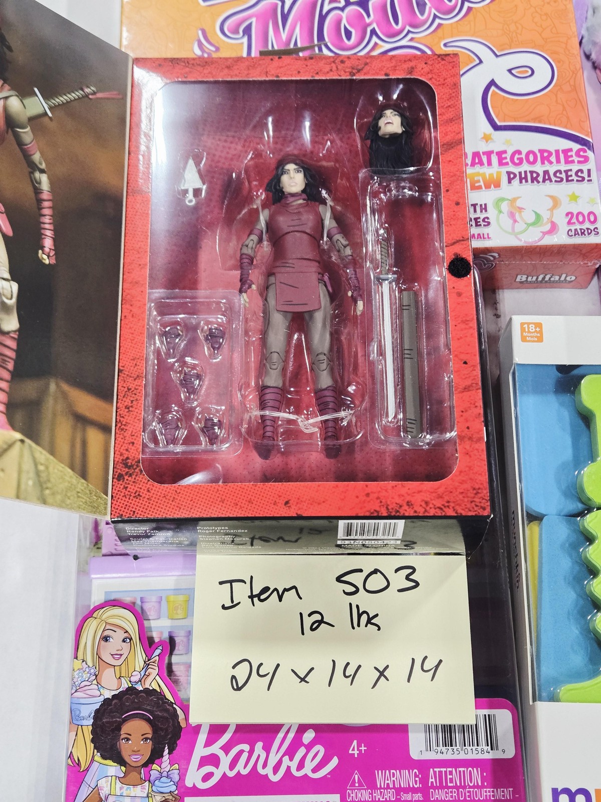 Large Mixed Kids Toy Lot Barbie Dog Man Indiana Jones MrBeast Toys Games New