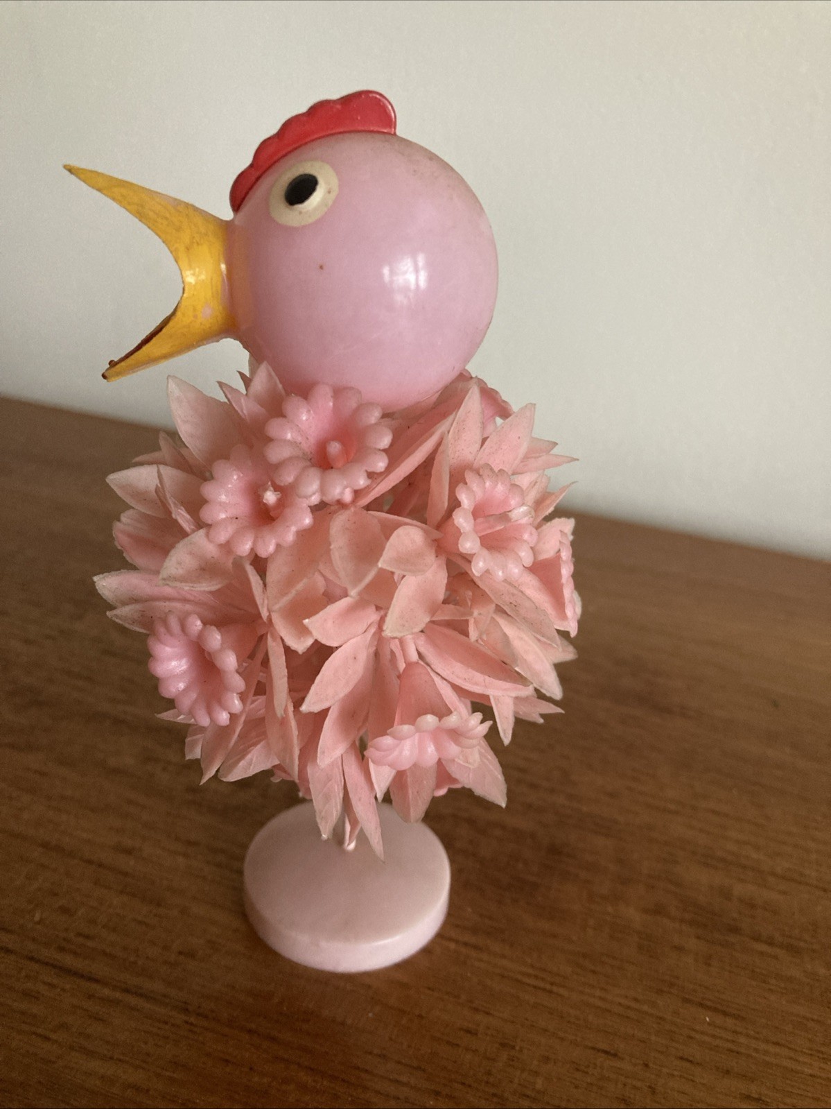 vintage mid century plastic Easter chick, Hong Kong