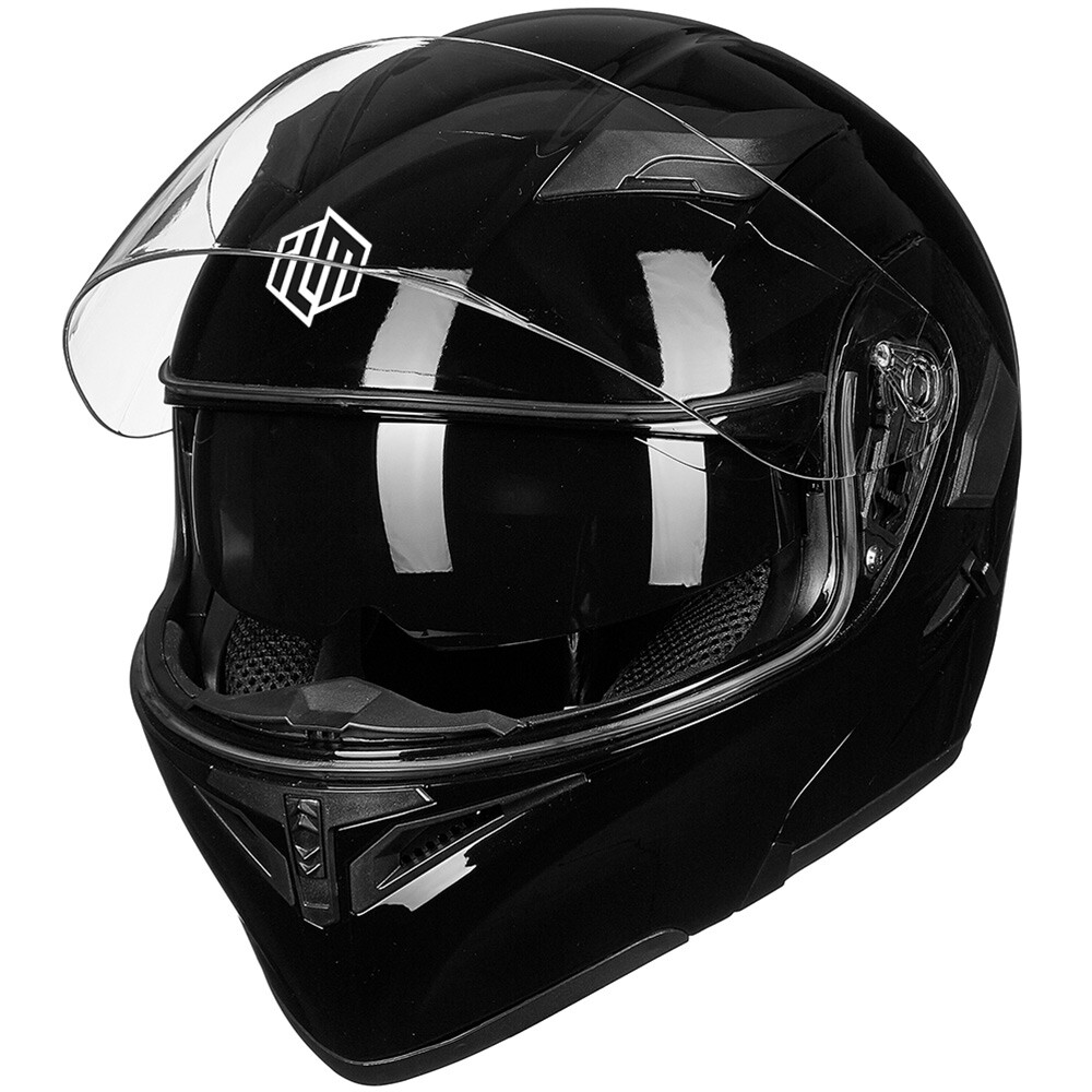 ILM Seller Refurbish Flip up Modular Full Face Motorcycle Helmet 2 Visor LED DOT