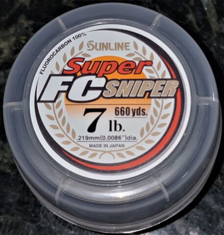 Sunline FC Sniper Fluorocarbon Clear Fishing Line 660 YD Bulk Spool Any LB Test