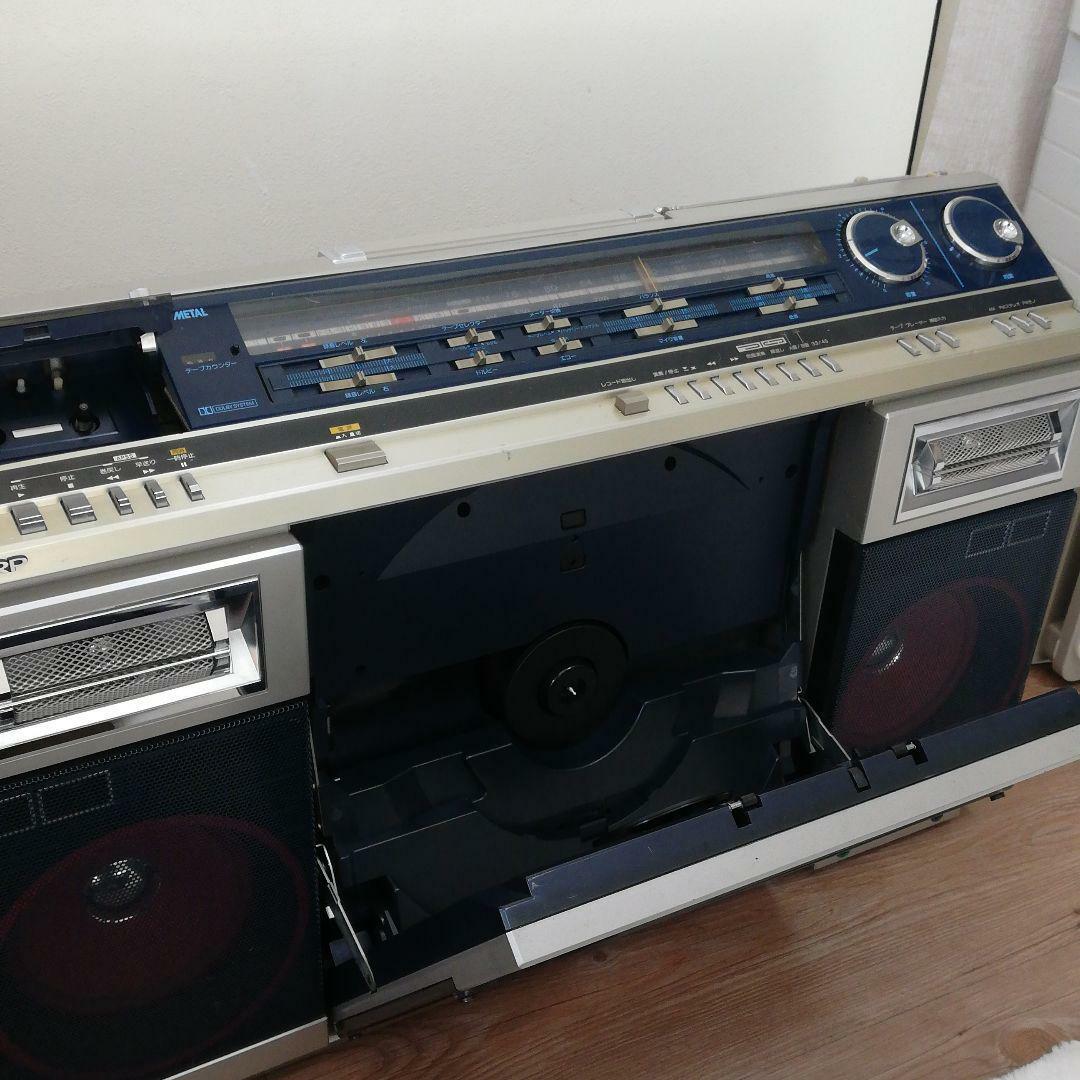 RARE Sharp VZ-V2 Boombox Vinyl Records Cassette