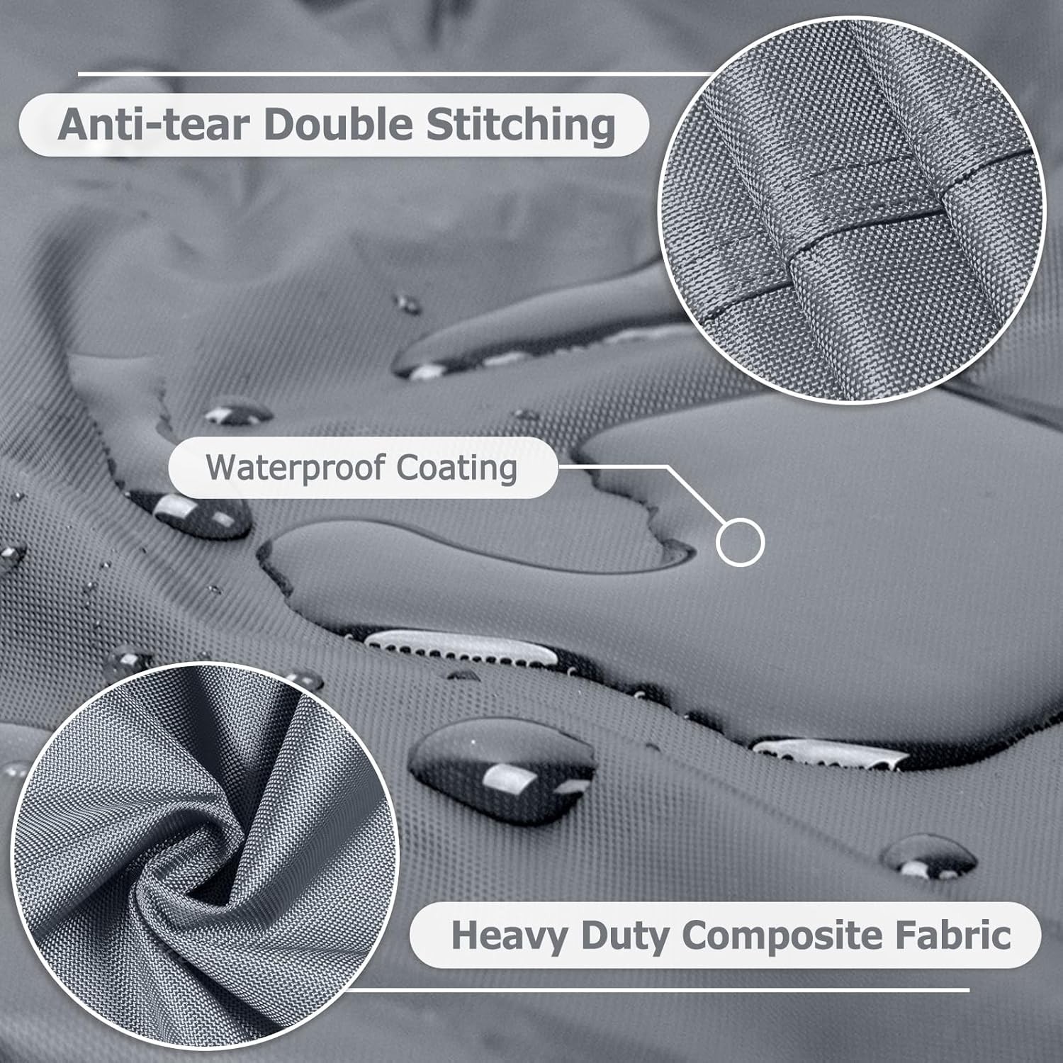 Outdoor Waterproof and Weatherproof Hot Tub Cover 85 X 85 Inch Fit 84 X 84 or 83