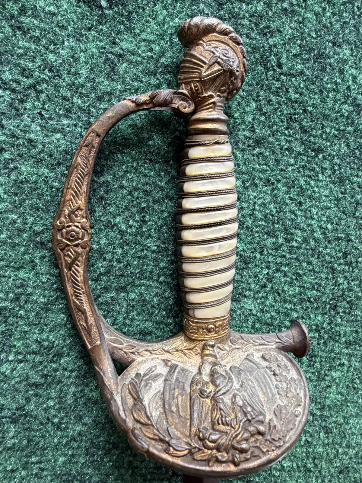 MEXICAN WAR ERA MILITIA STAFF OFFICER'S SWORD