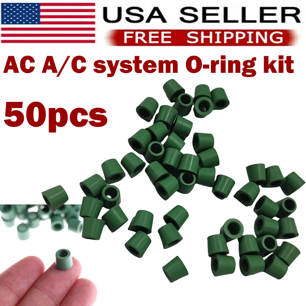 50 Pcs/Set A/C 1/4 Charging Hose Manifold Repair And Seal/ O-ring Replacement US