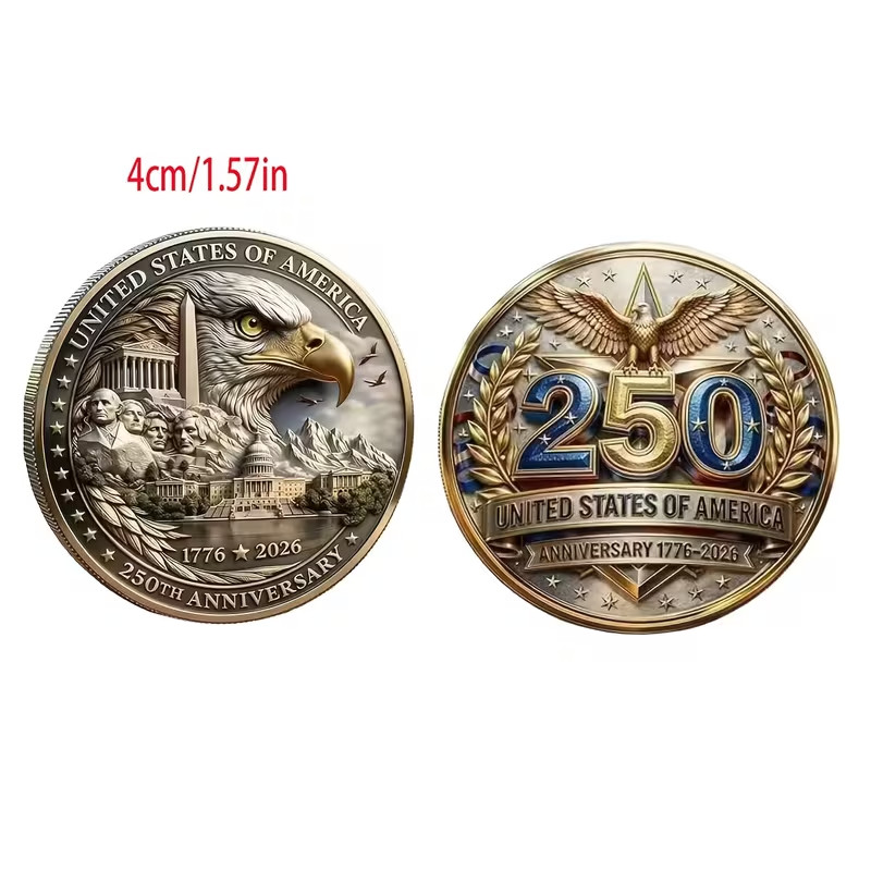 250th Anniversary of the United States, White Eagle Coins 1776-2026 Anniversary