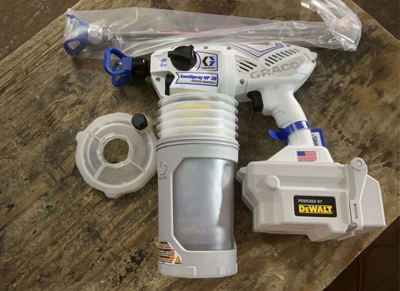 Graco Sanispray HP 20 Cordless Airless Disinfectant Sprayer Powered By Dewalt US