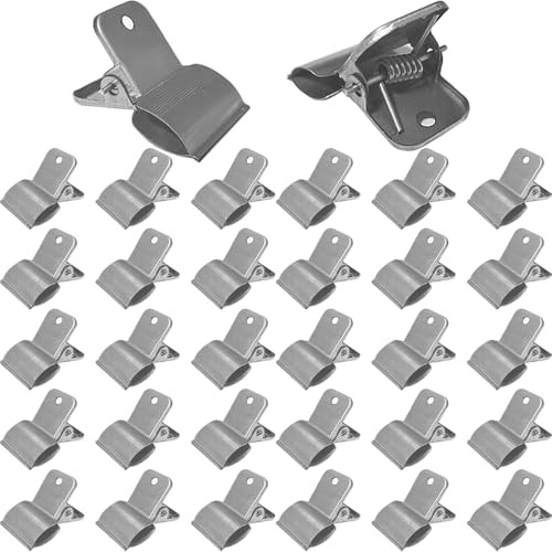 Stainless Steel Garden Clips, Extra Wide Strong Fixing Greenhouse Clips For