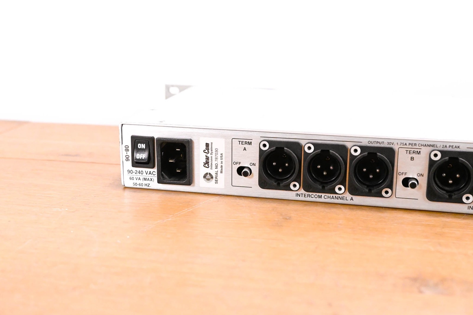 Clear-Com MS-232 1RU Two-Channel Main Station CG01VT1