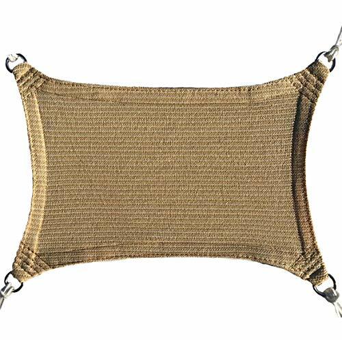 Custom Curved Rectangular Sun Shade Sail UV Blocking Outdoor Canopy Awning Patio