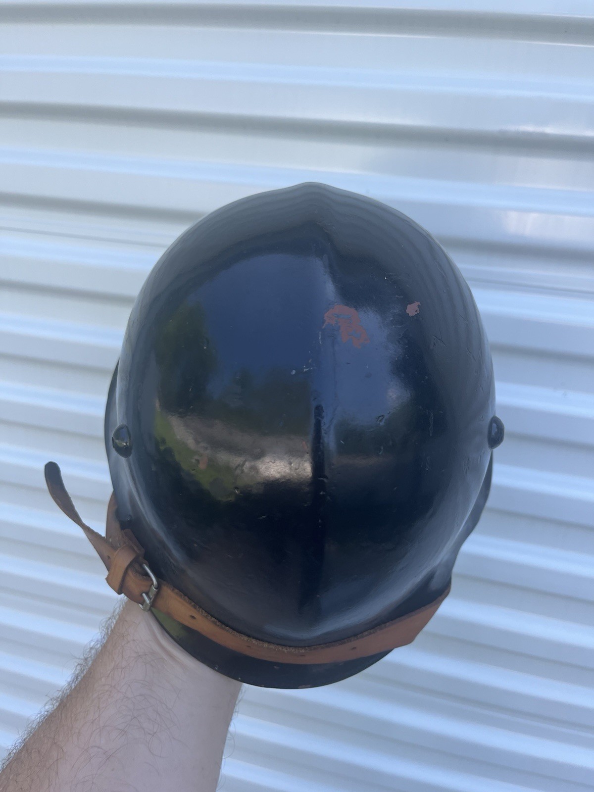 WWII WW 2 Bulgarian M36 Combat Helmet With Liner