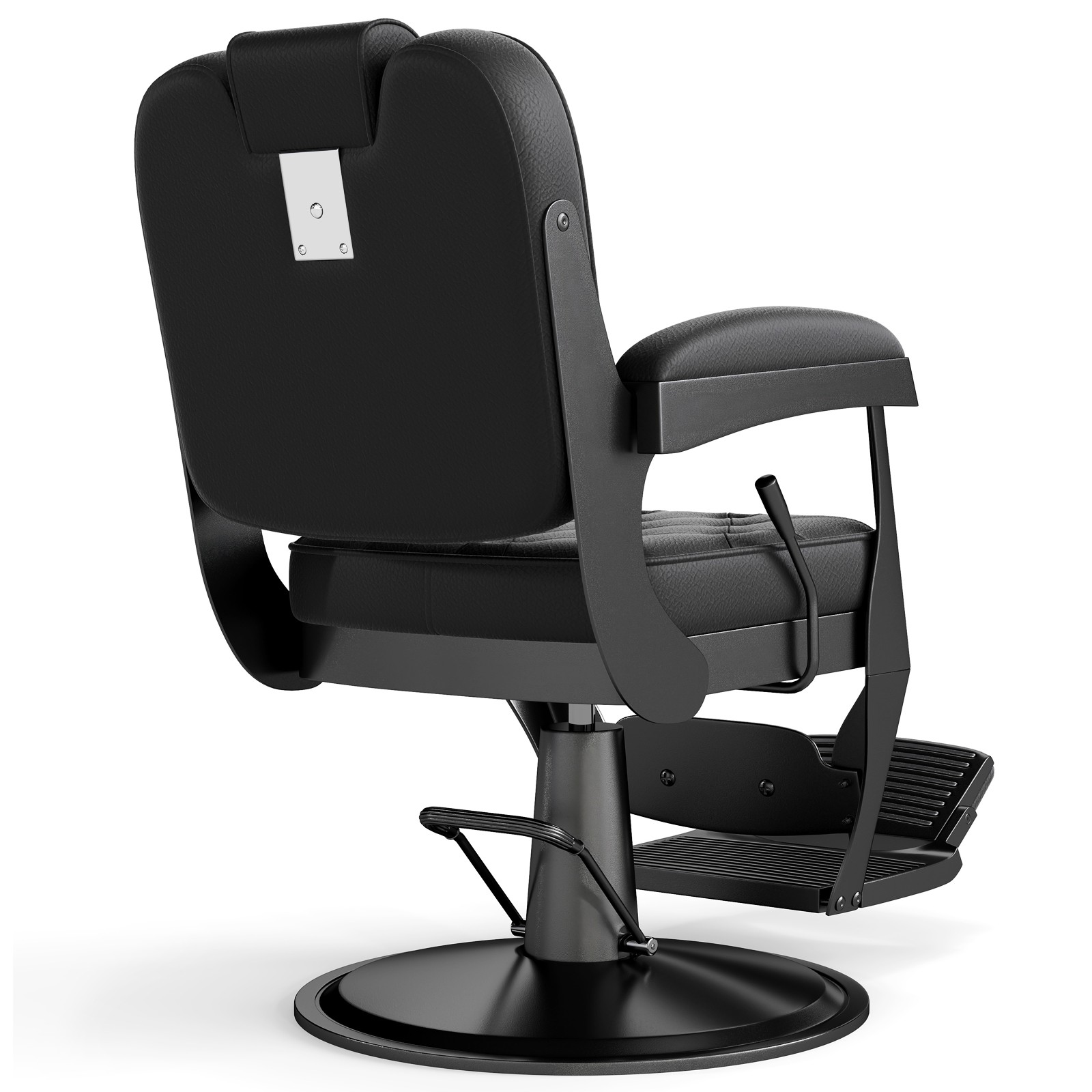 Black Vintage All Purpose Recline Hydraulic Barber Chair Heavy Duty Salon Beauty