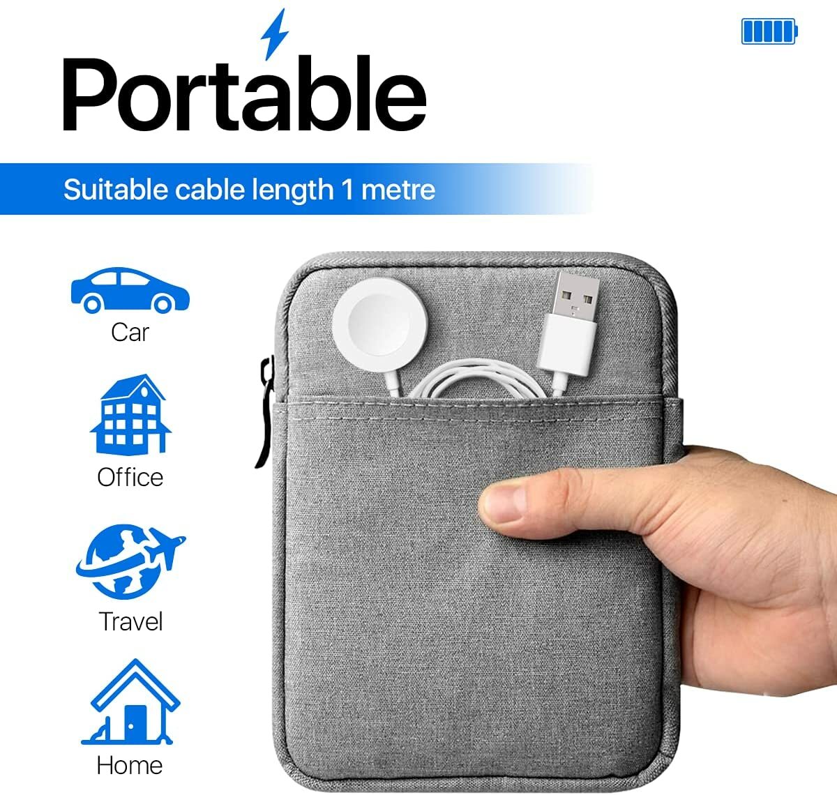 Magnetic USB Charging Cable Charger For Apple Watch iWatch Series 2/3/4/5/6/SE/7