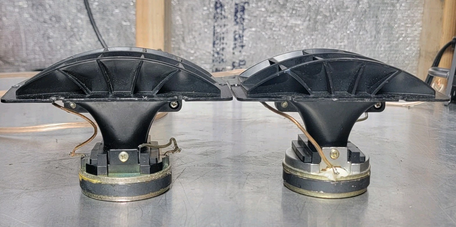 2 Calrad Multicellular Horn Tweeters 30w 20-259, 20-270 Multicell 10 Cell Driver