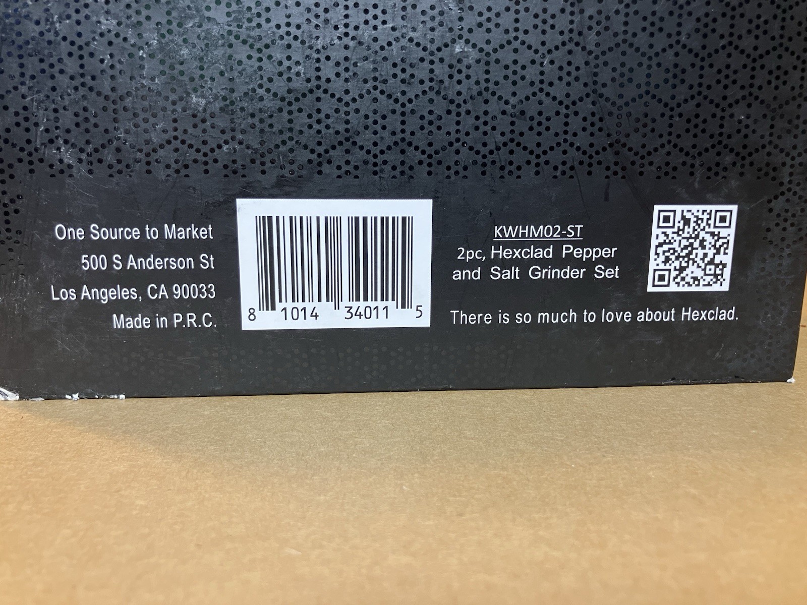 HexClad Salt and Pepper Professional Grinder Set