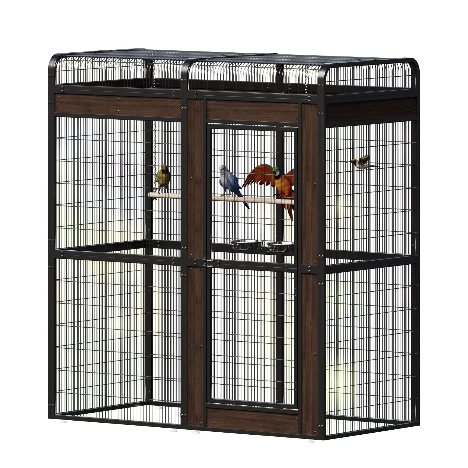 Extra Large Metal Aviary Bird Cage for Parakeet Macaw Parrot Budgies Lovebirds