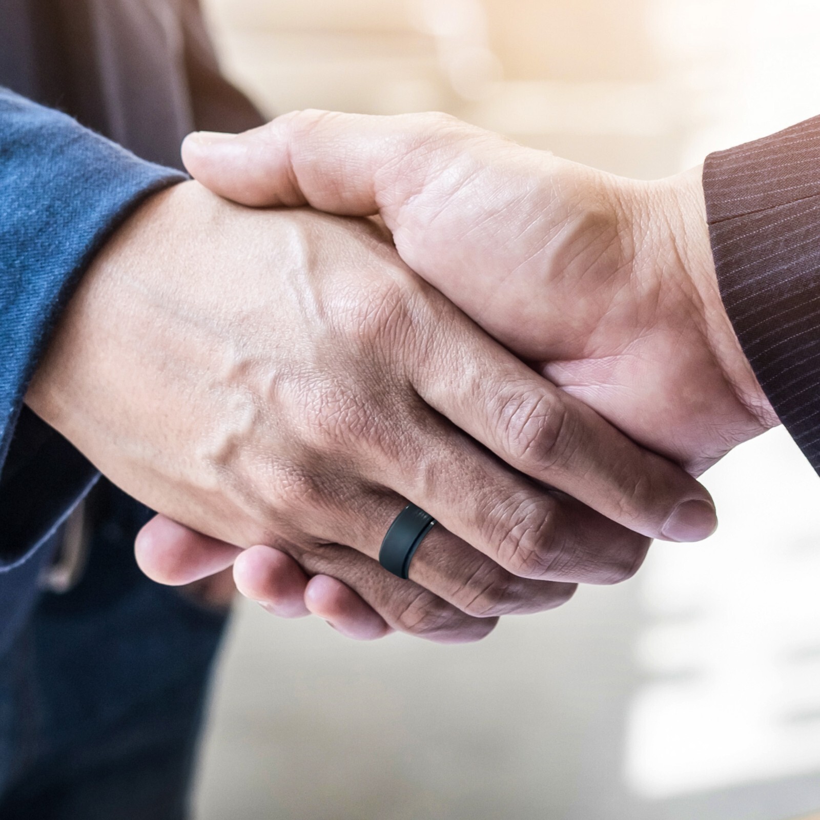 Silicone Rings for Men – 7-Pack Rubber Bands for Gym, Work, Wedding – Multicolor